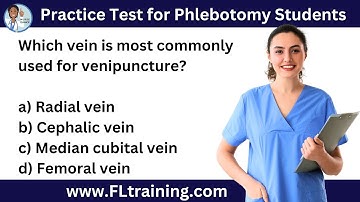 💉 Practice Test for Phlebotomy Students with Nurse Eunice