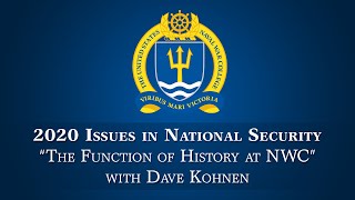 NWC INS Lecture Series -- Lecture 4: "The Function of History at NWC," Oct. 13, 2020.