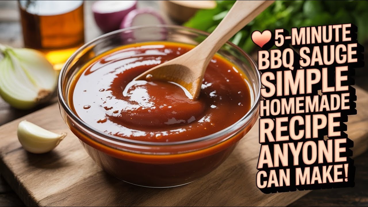 ⏱️ Соус барбекю за 5 минут 😱 Простой домашний рецепт, который может приготовить каждый!