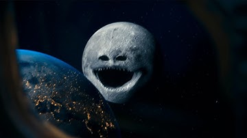 The Moon wakes up (cosmic horror/astrophobia animation)