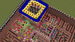 GMod Nextbots, But Every 30 Seconds Their Speed MULTIPLIES! 😱🏃‍♂️#garrysmod #rhrnextbots