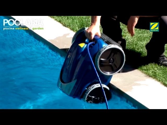 Cómo funciona un robot limpiafondos de piscina Zodiac Vortex