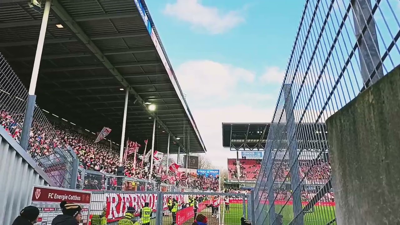 24. Spieltag FC Energie Cottbus vs. Waldhof Mannheim 1:1