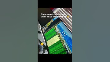 Streamer accidentally breaks his whole set up and crashes out #funny #fyp #twitch #amp #jet2holiday