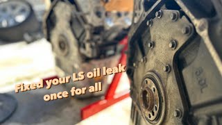 How to fix oil leak with  57$ in your Ls back  cover.