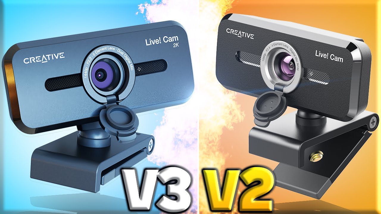 Creative Live Cam Sync V3 vs Creative Live Cam Sync V2 - YouTube