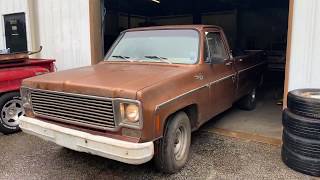 1978 GMC Sierra -10 Rescue! Pt2 (will it run?)