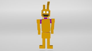 [CINEMA 4D DOWNLOAD] 8-Bit William Afton in Spring Bonnie FNaF3 link in the description