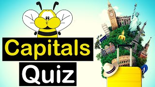 Capitals Quiz (Best World Geography Trivia) - 20 Questions &amp; Answers - 20 Fun Facts