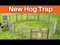 Game Changer Jr / Cellular Hog Trap Setup.  Catch Wild Pigs with my cell phone triggered trap.