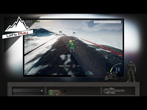 Descenders - Petite séquence de gameplay sous la neige