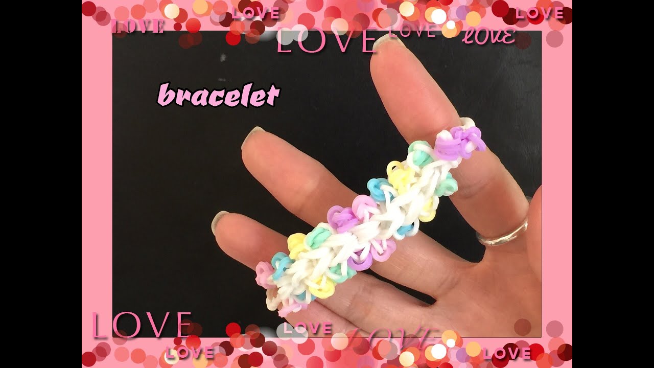 Fun Loom Bracelet ファンルーム 簡単ブレスレット 作り方 Youtube