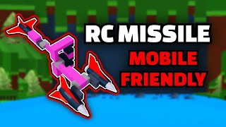 RC MISSILE (MOBILE FRIENDLY TUTORIAL) | Roblox Build a Boat for Treasure