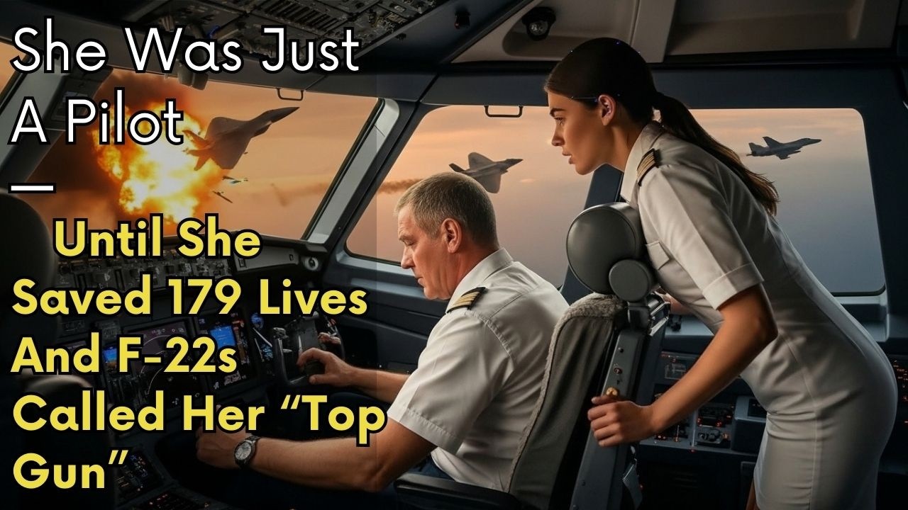 She Was Just A Pilot — Until She Saved 179 Lives And F-22s Called Her “Top Gun”