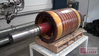 Electric Motor Repair - Keyway Repair - Laser Cladding