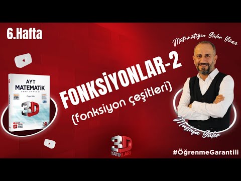 Fonksiyonlar-2 | Fonksiyon Çeşitleri #öğrenmegarantili