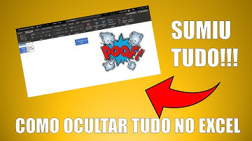 COMO OCULTAR OS CONTROLES DO EXCEL - CÓDIGO SIMPLES EM VBA