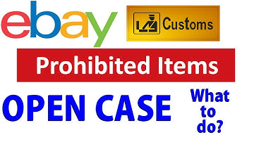 Ebay Prohibited Restricted Item Open Case - Item hasn