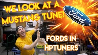 First Look At A Ford Mustang 5.0 Tune in HP Tuners! Talk About Tables!