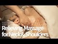 [Massage ASMR] 부드럽게 승모근을 풀어주는 어깨+목 마사지 / Korean Aroma Spa Massage