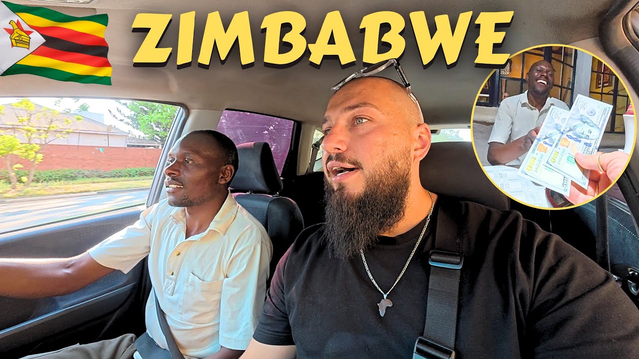 Surprising My Kind Taxi Driver With $200 And Ethiopian Food - Harare, Zimbabwe 🇿🇼 (final video)