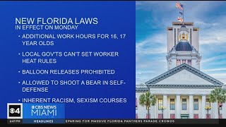 New Florida laws going into effect July 1