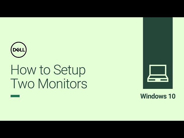 How to Connect Two Monitors to One Computer DELL (Official Dell Tech Support) class=