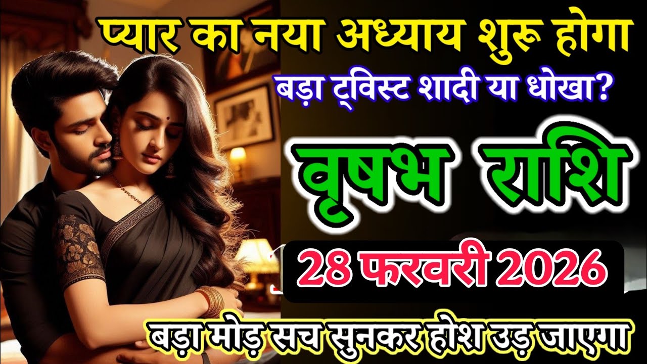 प्यार का नया अध्याय शुरू होगा! बड़ा ट्विस्ट शादी या धोखा? सच सुनकर होश उड़ जाएगा! Vrisabh Rashi 