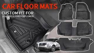 TPE car floor mats for Ford Explorer 2011-2019