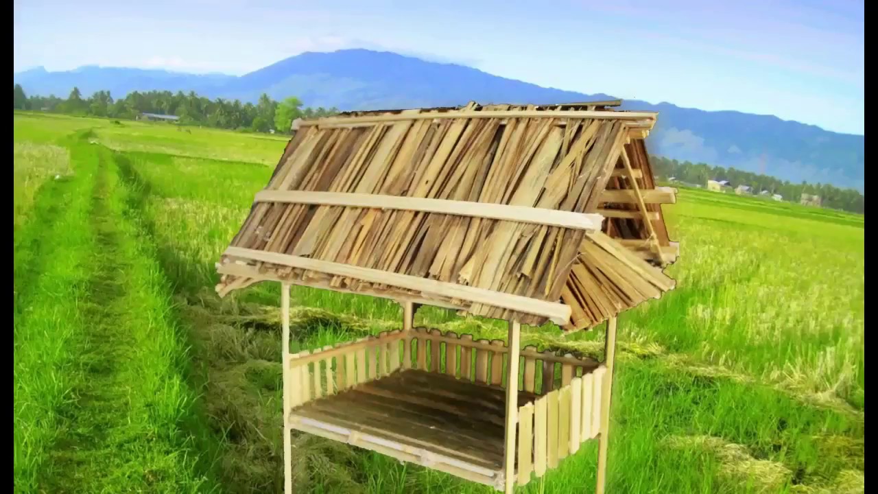 Cantik Cara Membuat Saung Bambu Kecil - Ide Buat Kamu
