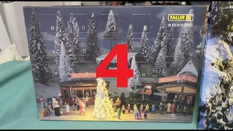 Faller and Noch Advent Calendar Openings: Day 4  #Faller  #noch #Advent