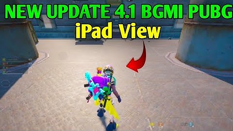 iPad view BGMi PUBG 4.1 update 2025 2026 | how to get iPad view BGMi PUBG 4.1 2026