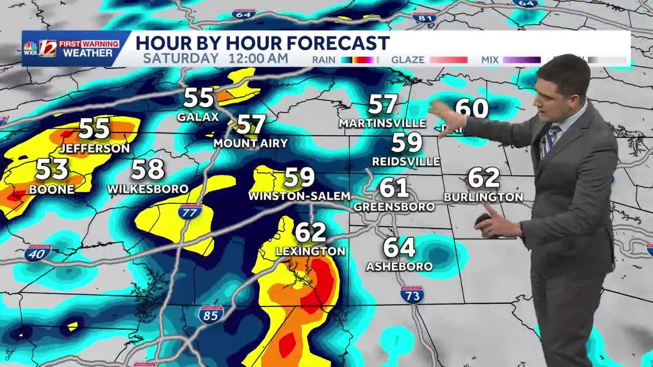 Occasional showers and storms will bring much-needed rain to the Triad ...
