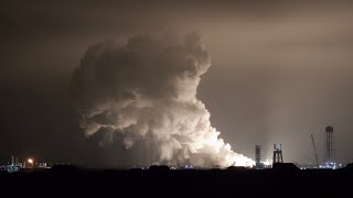 SpaceX Merlin Rocket Engine Test