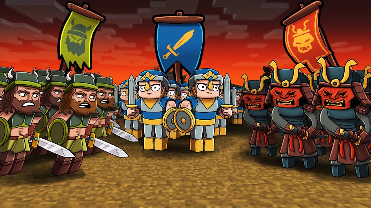 Medieval History War In Minecraft Vikings Vs Knights Vs Samurai Youtube Medieval History War In Minecraft Vikings Vs Knights Vs Samurai Youtube