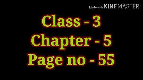 Class 3 English Chapter 5 Mister Simple On The Train Page 55 Q & A