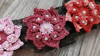 Вязаные ЦВЕТЫ Knitted flower (Анонс канала)