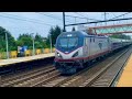 [HD] High Speed Amtrak &amp; NJ Transit @ Hamilton