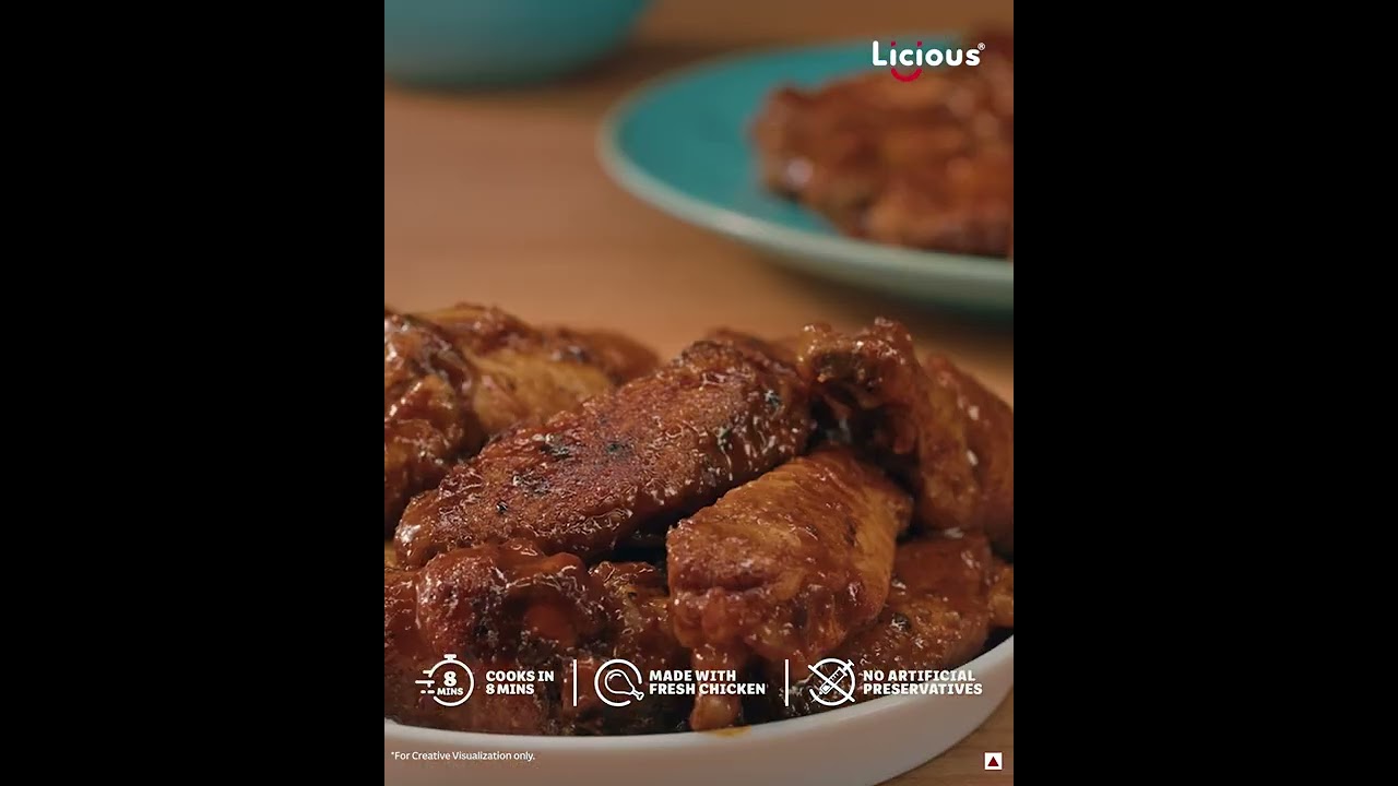 Be a great host with Licious ready-to-cook Chicken Wings!