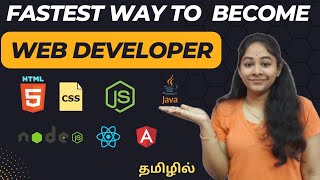 Fastest way to become WEB DEVELOPER in 2024💥🚀 | Complete roadmap✔ | WEB DEVELOPMENT🔥 | IT Jobs👩‍💻