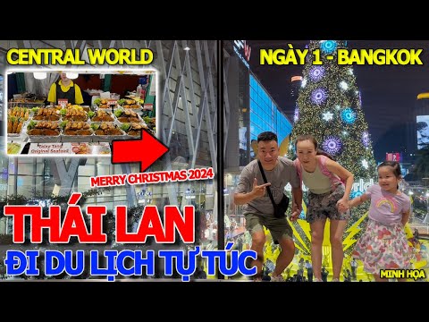 Du lịch THÁI LAN TỰ TÚC RẺ HƠN ĐI CHƠI PHÚ QUỐC ? NGÀY 1 -BAY TỪ SÀI GÒN QUA BANGKOK & CENTRAL WORLD 2023 mới nhất