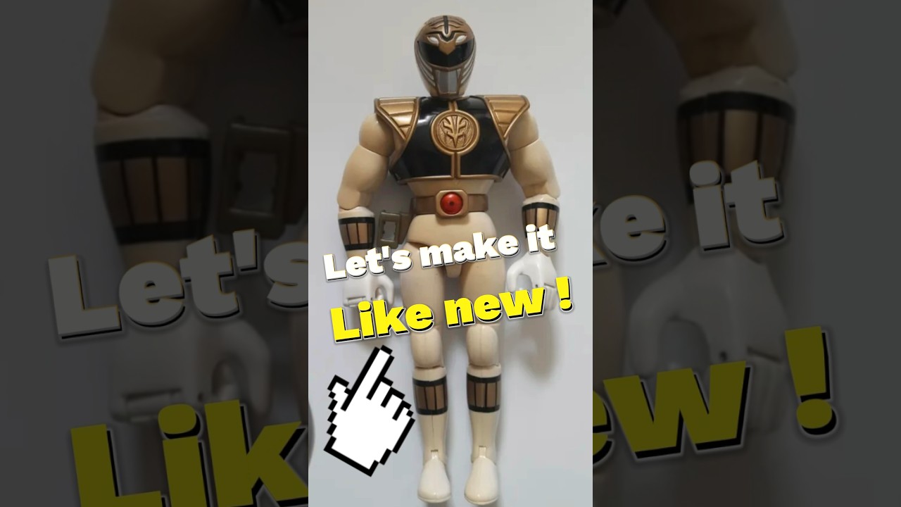 HOW TO Make old Toys and Plastic look new! shorts retro restoration