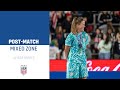 POST-MATCH MIXED ZONE: Alyssa Naeher | USWNT vs. Canada | April 9, 2024