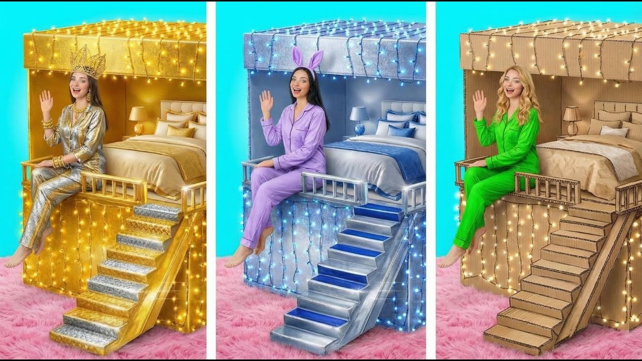 ОБЫЧНЫЙ ПРОТИВ МИЛЛИАРДЕРА ✨ Вирусный челлендж по преображению спальни