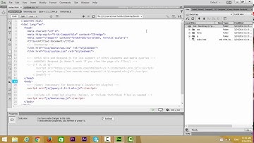 Bootstrap Well in Adobe Dreamweaver CC 2015