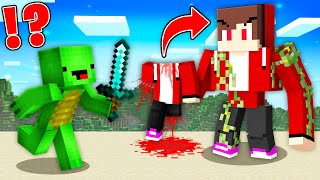 JJ TURNED into An GOLEM MUTANT And ATE HIMSELF! JJ And Mikey SURVIVE in Minecraft Maizen