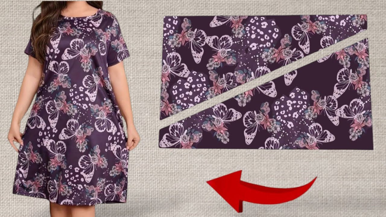 🌷 New Summer Trends ✂️ Very Easy Very Simple Design Dresses Size Fits All  New Idea Circular Dresse
