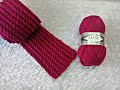كوفيه كروشيه حريمى / رجالى سهلة وسريعة للمبتدئات How to crochet easy scarf