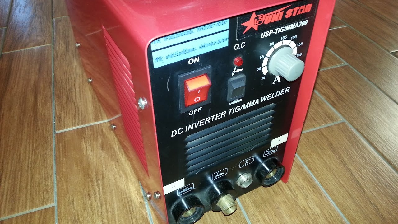 Unistar 200 MMA/TIG amperage test 2