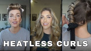 How To: HEATLESS CURLS | Two Different Methods and Results